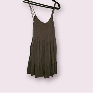 Dark Grey Boho Flowy Dress (S)